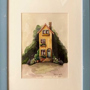 CASA CU FLORI MICI 21x15 cm