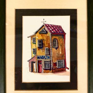 CASA CU MAGAZIN 21x15 cm